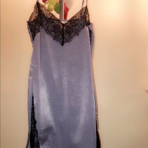 Silk velvet dress